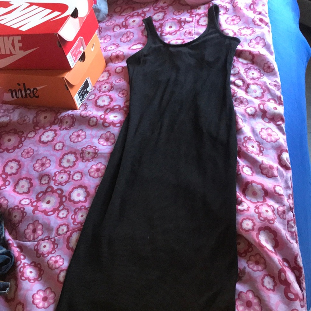 Primark black fitted dress